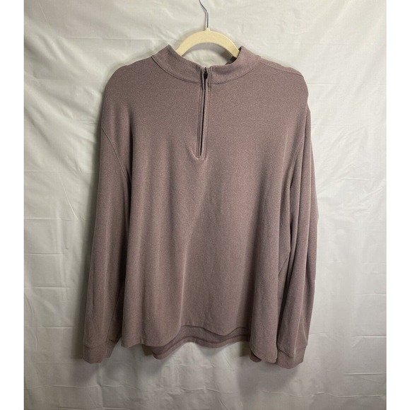 Johnnie-O Mens‎ Performance 1/4 Zip Lightweight Sweater Purple Size XL Stretch - Picture 1 of 3